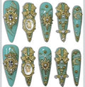 Celestial Vitrine Nails