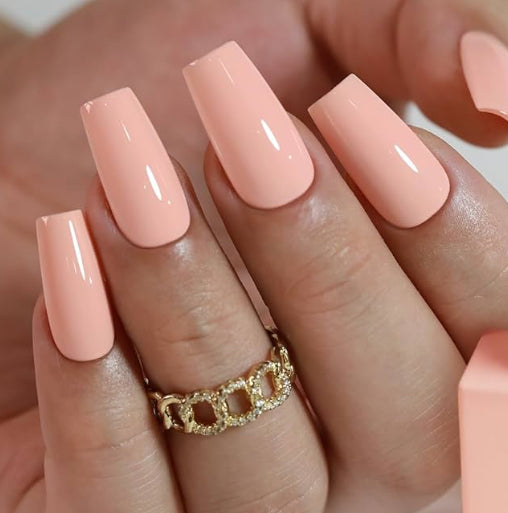 Milky Peach Polish