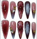 Vino Drip Nails