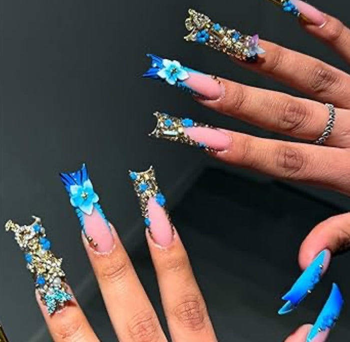 Blue Lagoon Nail Set