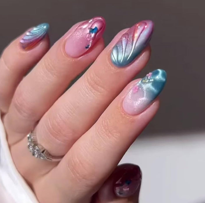 Cotton Candy Nail Set