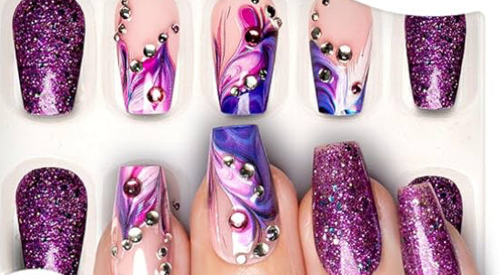 Lavender Crush Nail Set