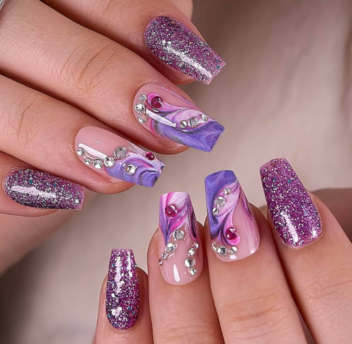 Lavender Crush Nail Set