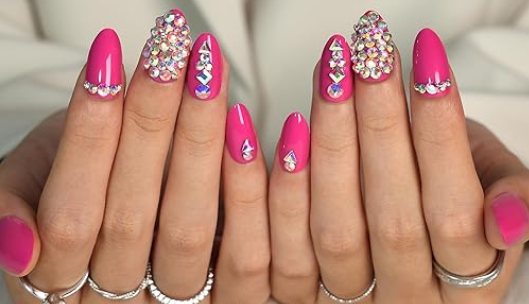 Hottie Barbie Pink Nail Set