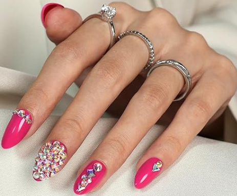 Hottie Barbie Pink Nail Set